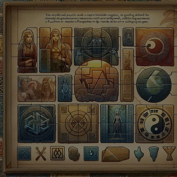 Comment un jeu de puzzle pourrait-il intégrer des éléments de la mythologie mondiale pour créer des scénarios et des énigmes captivants ?